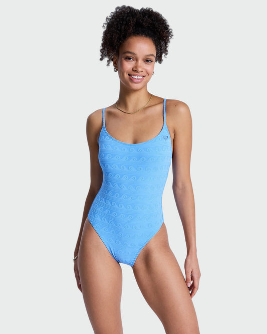 Womens Paradise Wave One-Piece Swimsuit