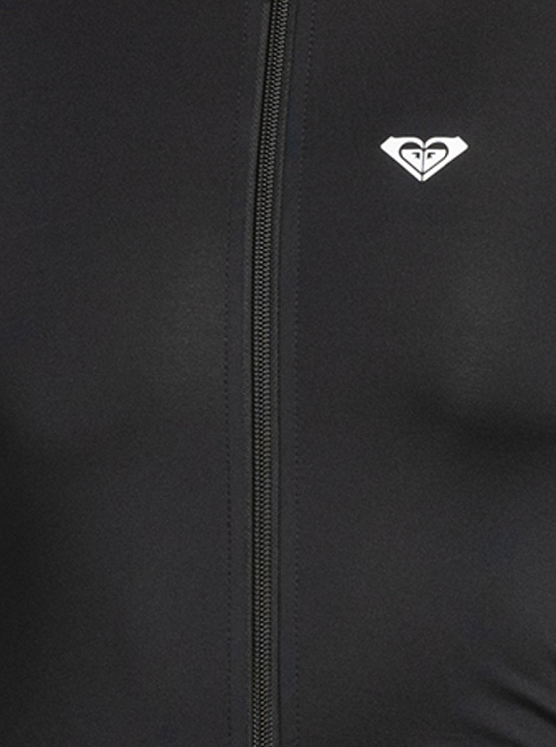 Womens New Essentials Long Sleeve Zipped Lycra-Anthracite