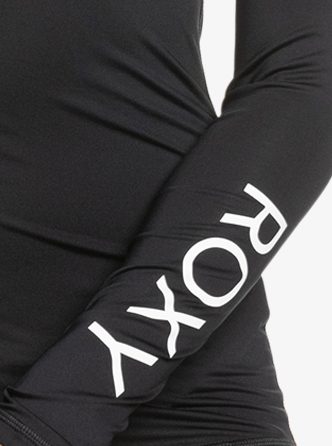 Womens New Essentials Long Sleeve Zipped Lycra-Anthracite