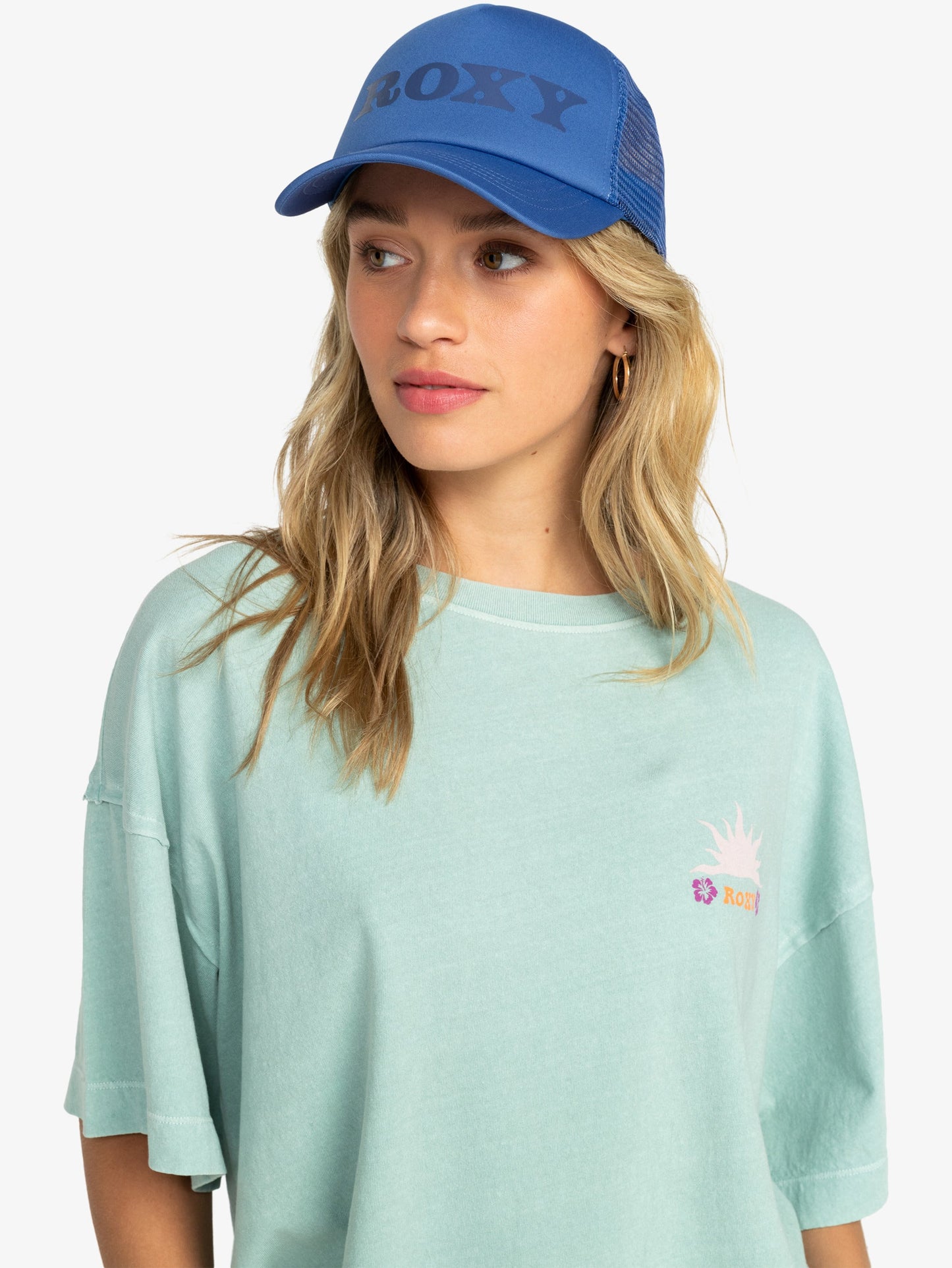 Womens Happy Hippy Trucker Cap - Roxy Malaysia