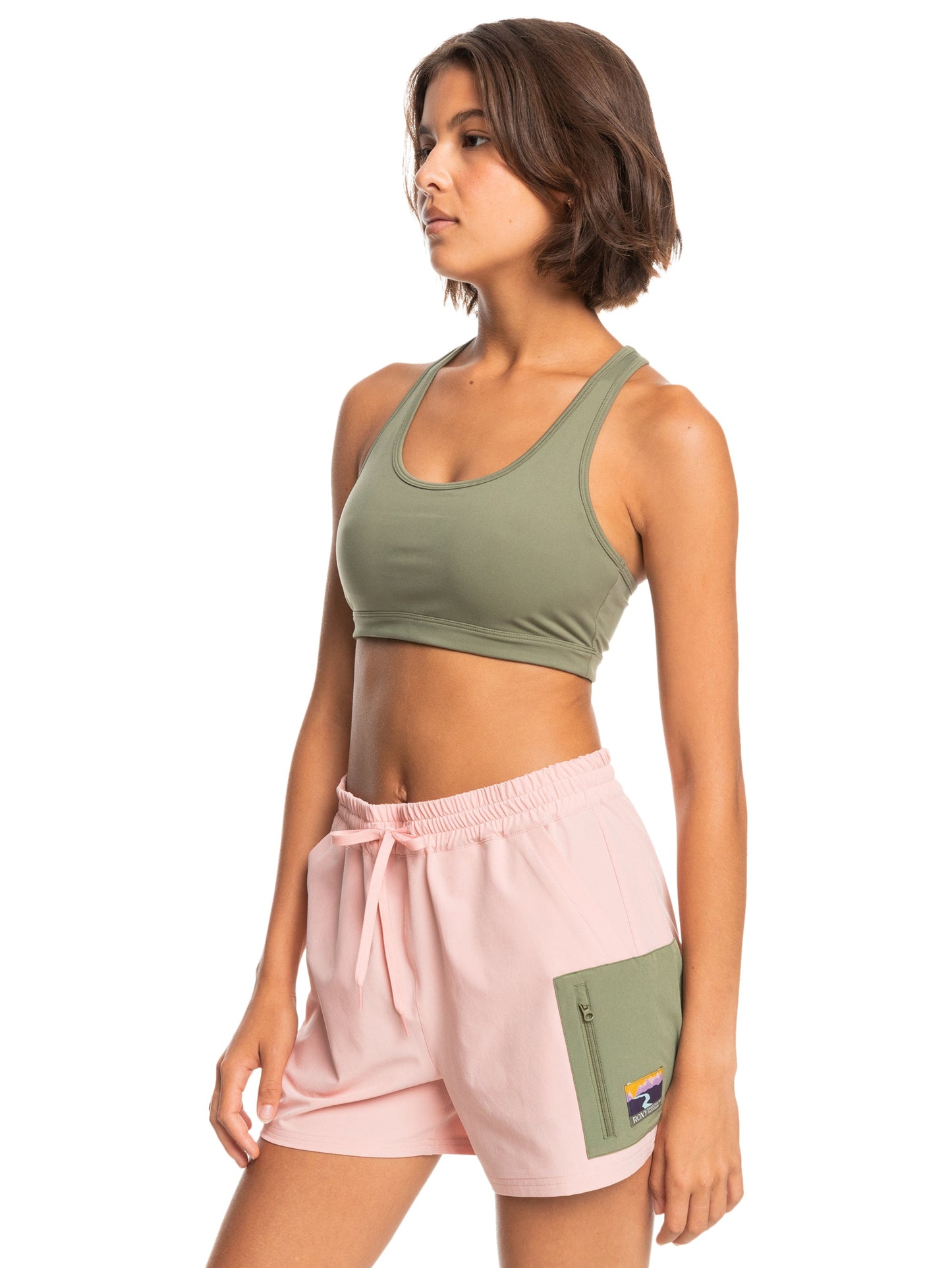 Womens Back To You 2 Racerback Sports Bra - Roxy Malaysia