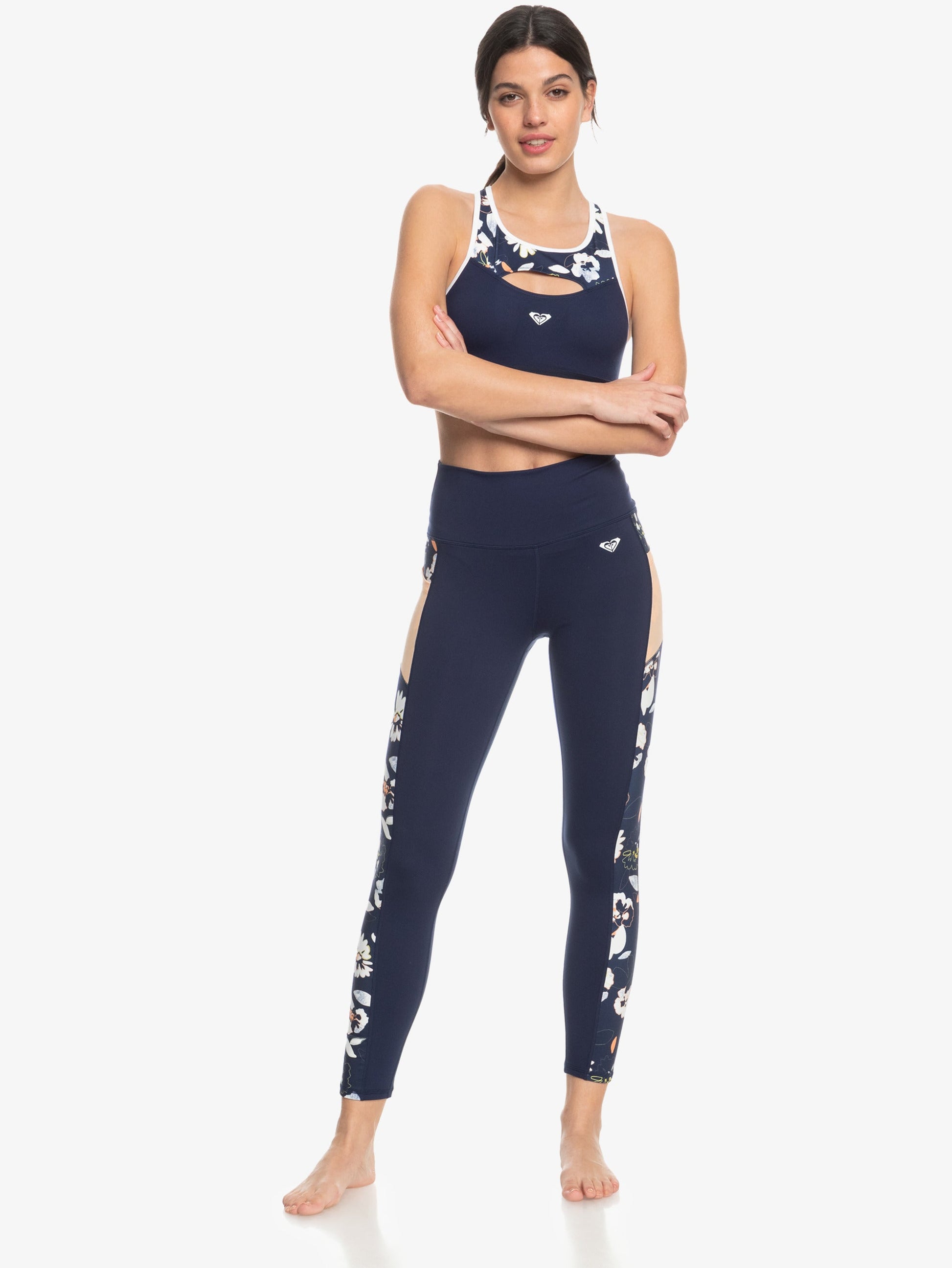 Womens Heart Into It Sports Leggings - Roxy Malaysia
