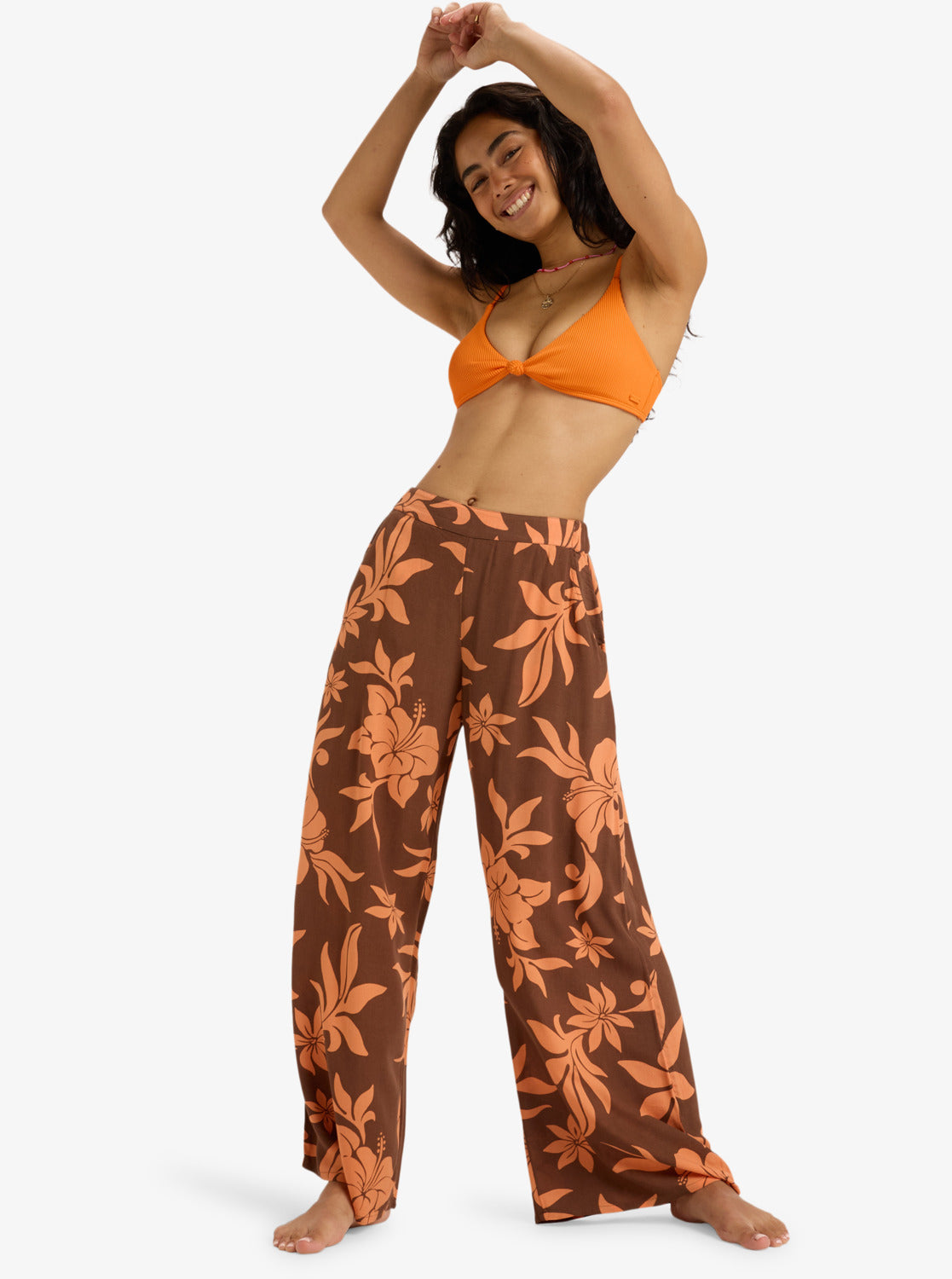 Womens Midnight Avenue Crepe Elasticated Trousers