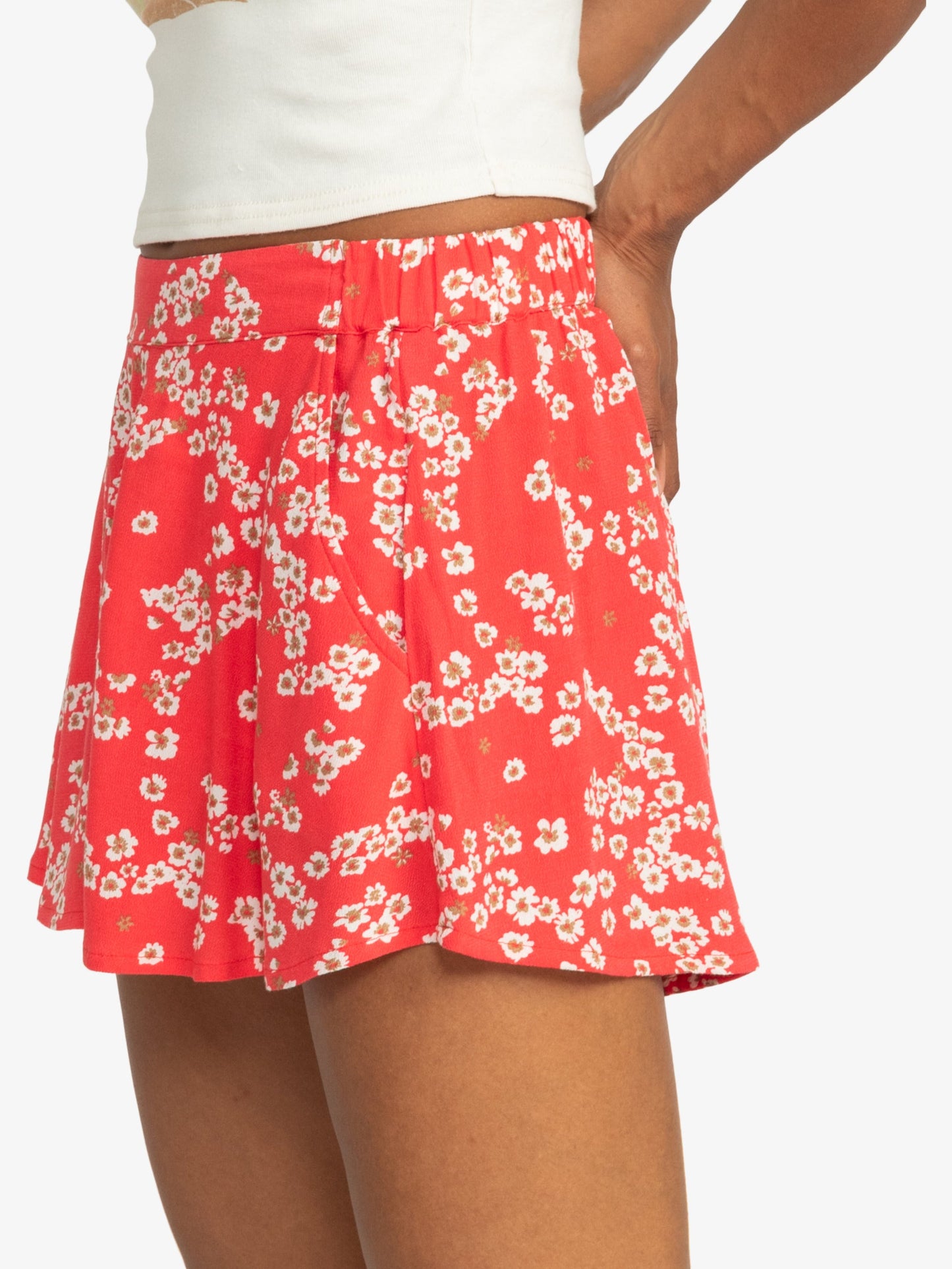Womens Midnight Avenue Relaxed Fit Printed Shorts - Roxy Malaysia