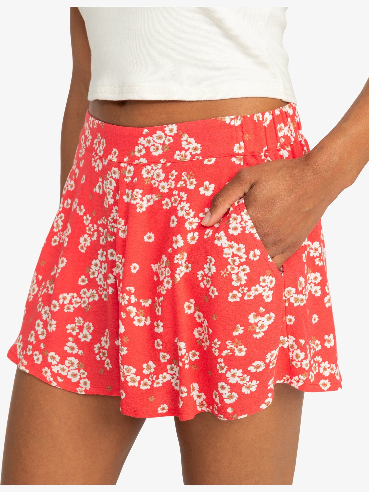 Womens Midnight Avenue Relaxed Fit Printed Shorts - Roxy Malaysia