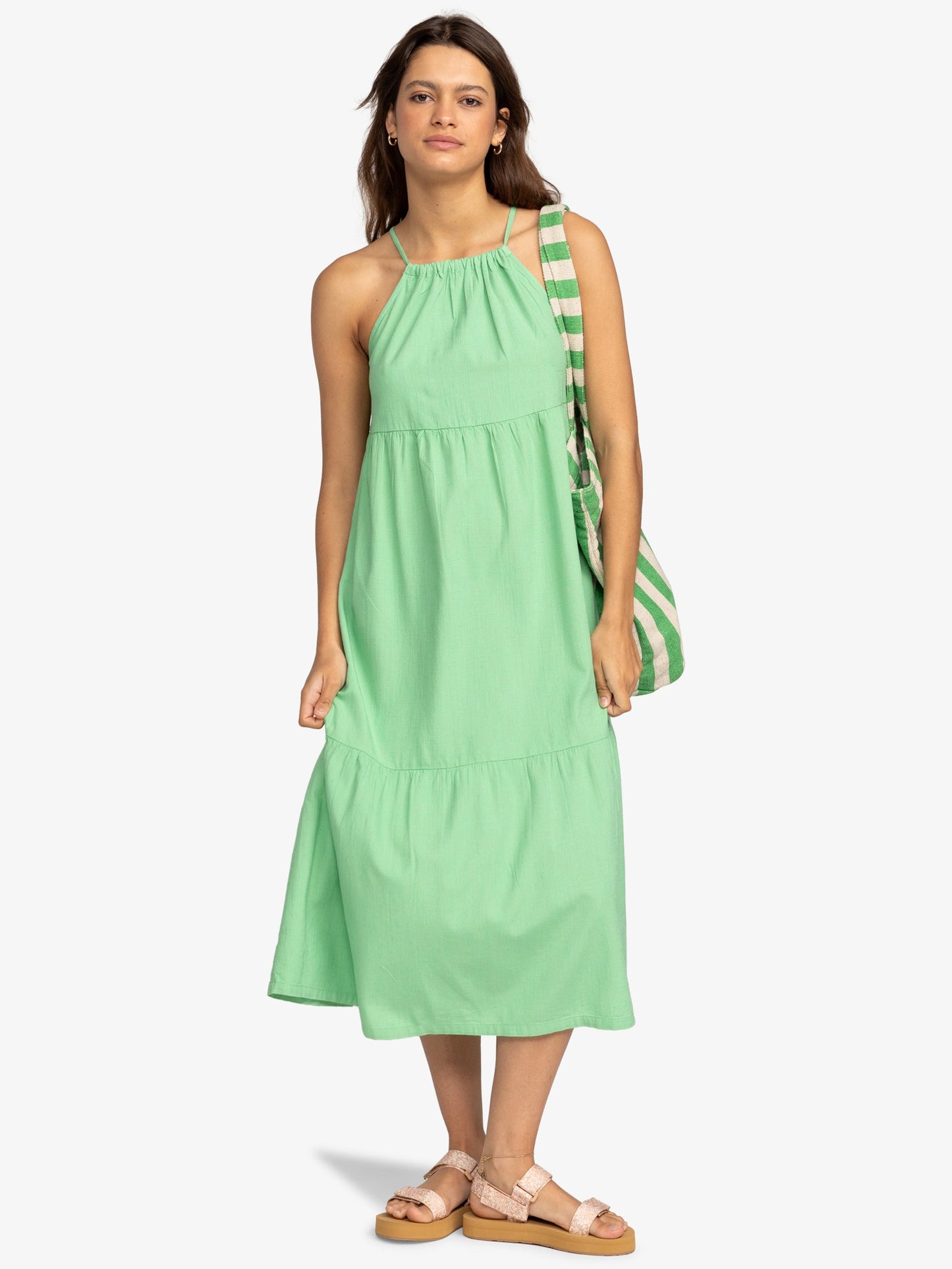 Womens Wavy Days Midi Dress - Roxy Malaysia
