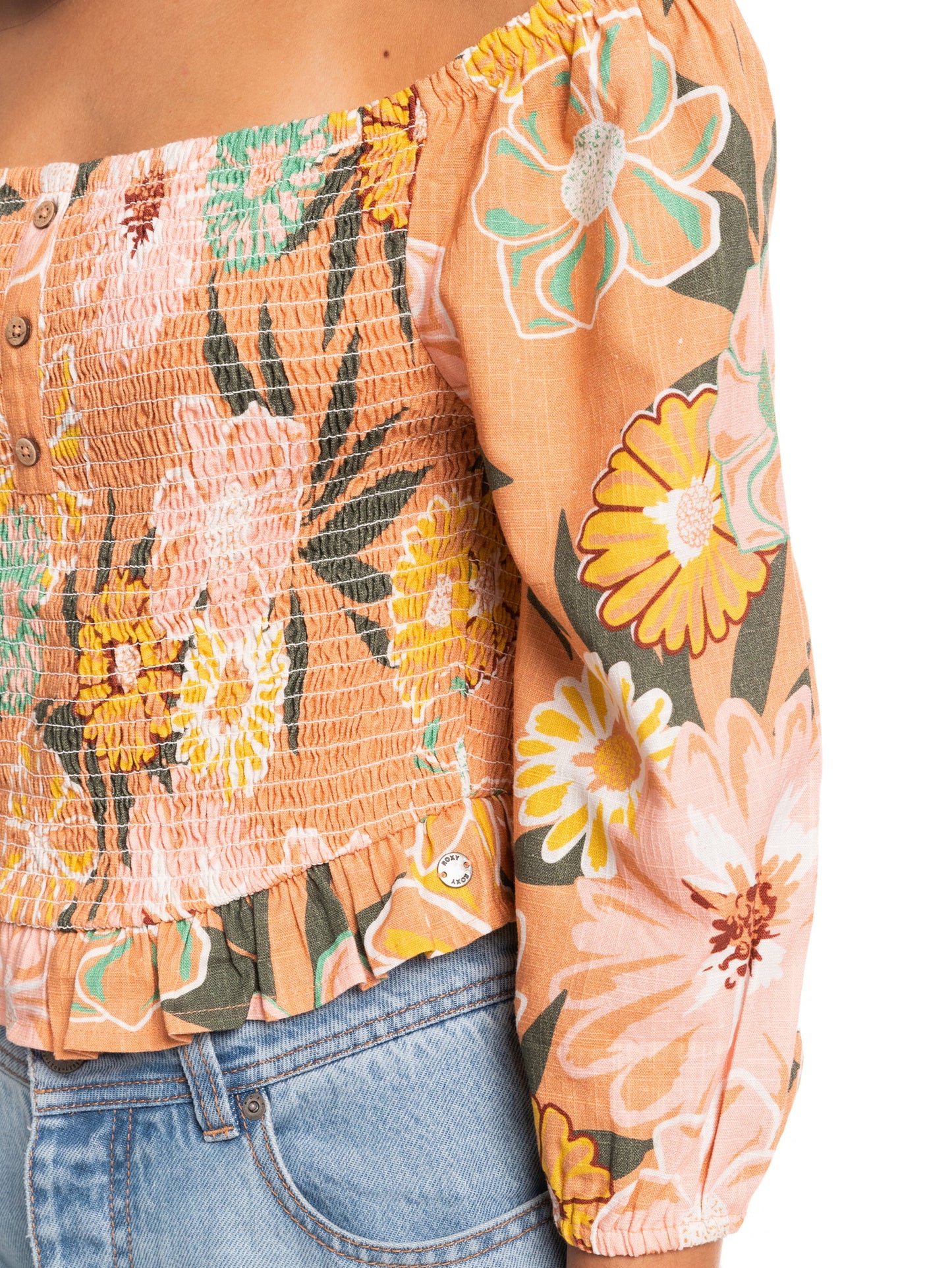 Womens Like The Sun Again Off The Shoulder Top - Roxy Malaysia