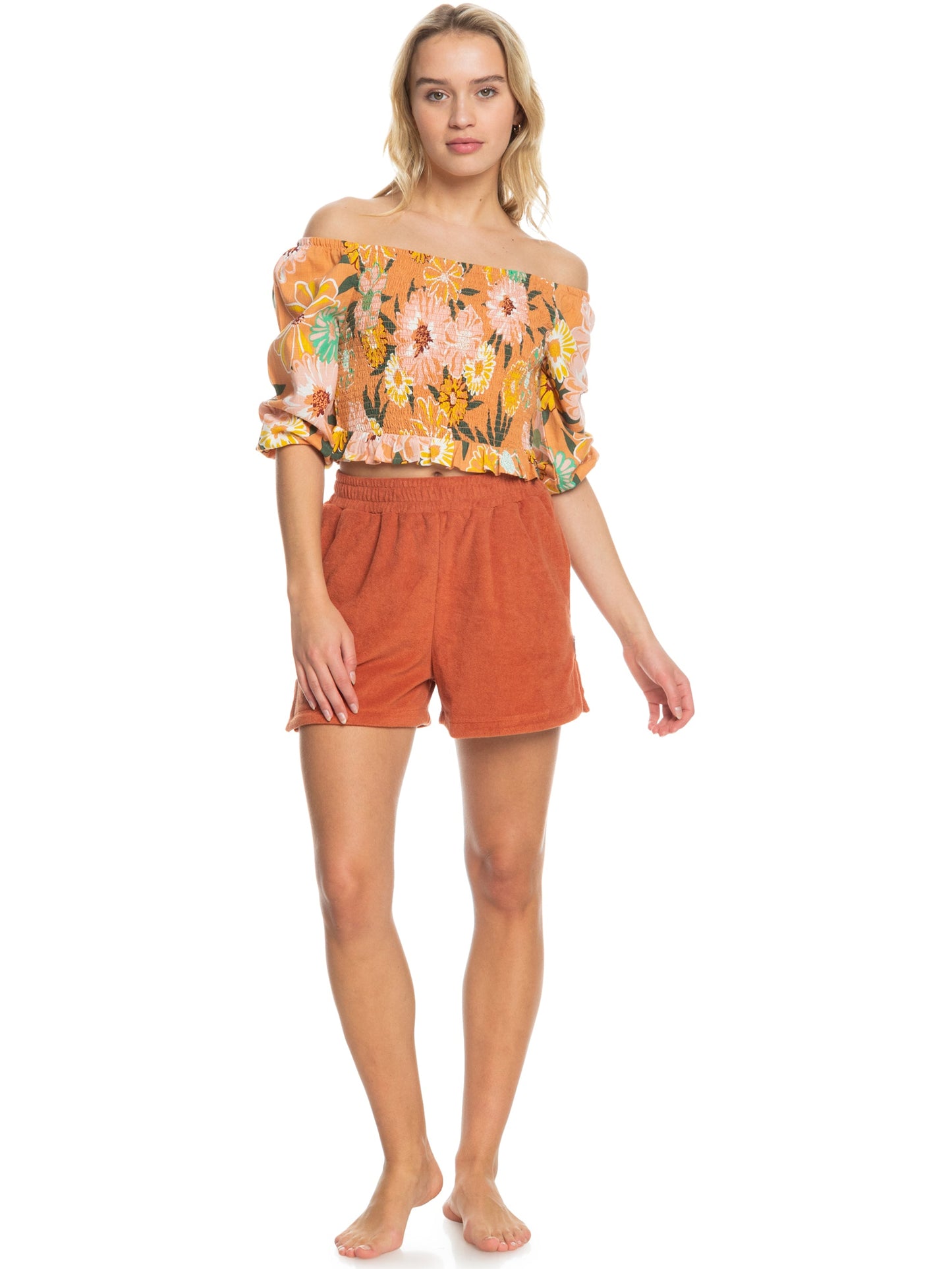 Womens Like The Sun Again Off The Shoulder Top - Roxy Malaysia