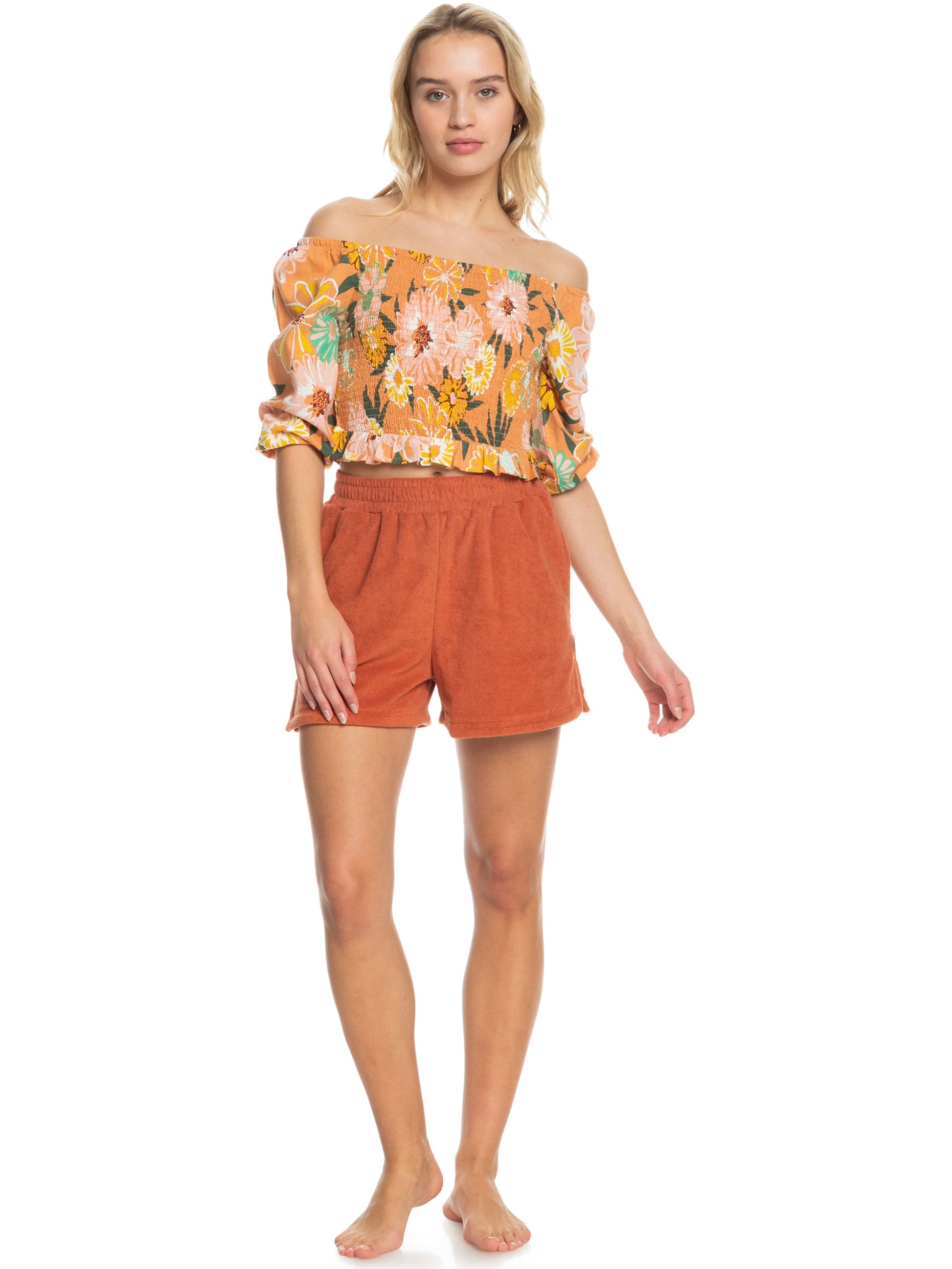 Womens Like The Sun Again Off The Shoulder Top - Roxy Malaysia
