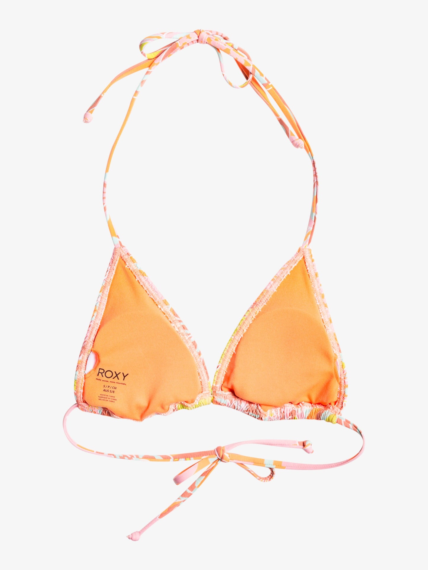 Womens Floraldelic Tiki Tri Bikini Top - Roxy Malaysia
