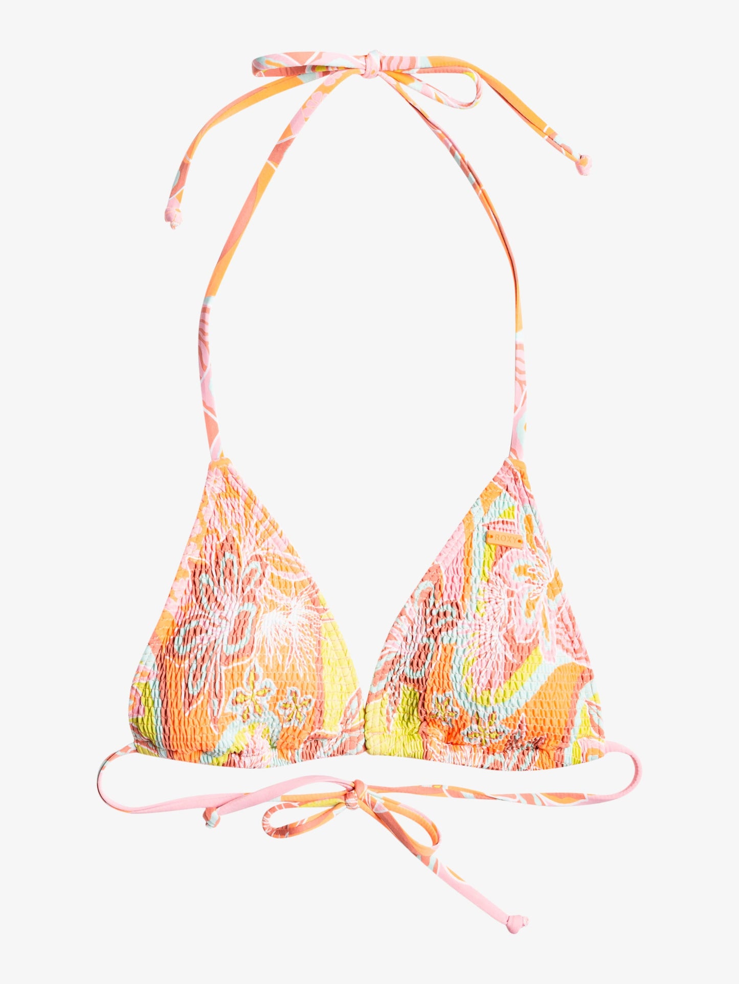 Womens Floraldelic Tiki Tri Bikini Top - Roxy Malaysia