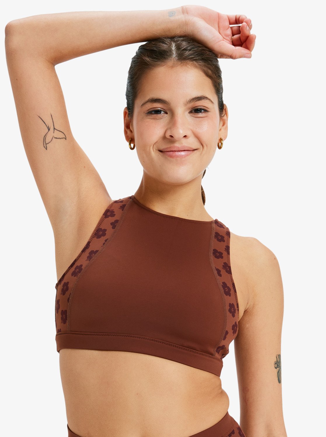 Roxy Women Pro Wave Crop Top Bikini - Main Image
