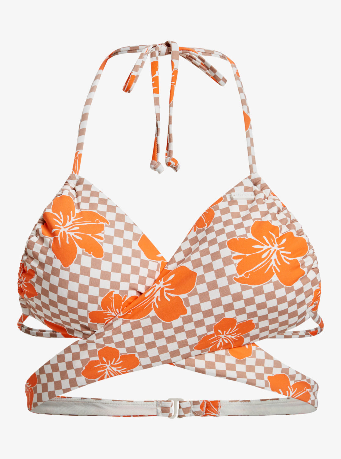 Womens Mini Hula Strappy Wrap Bralette Bikini Top