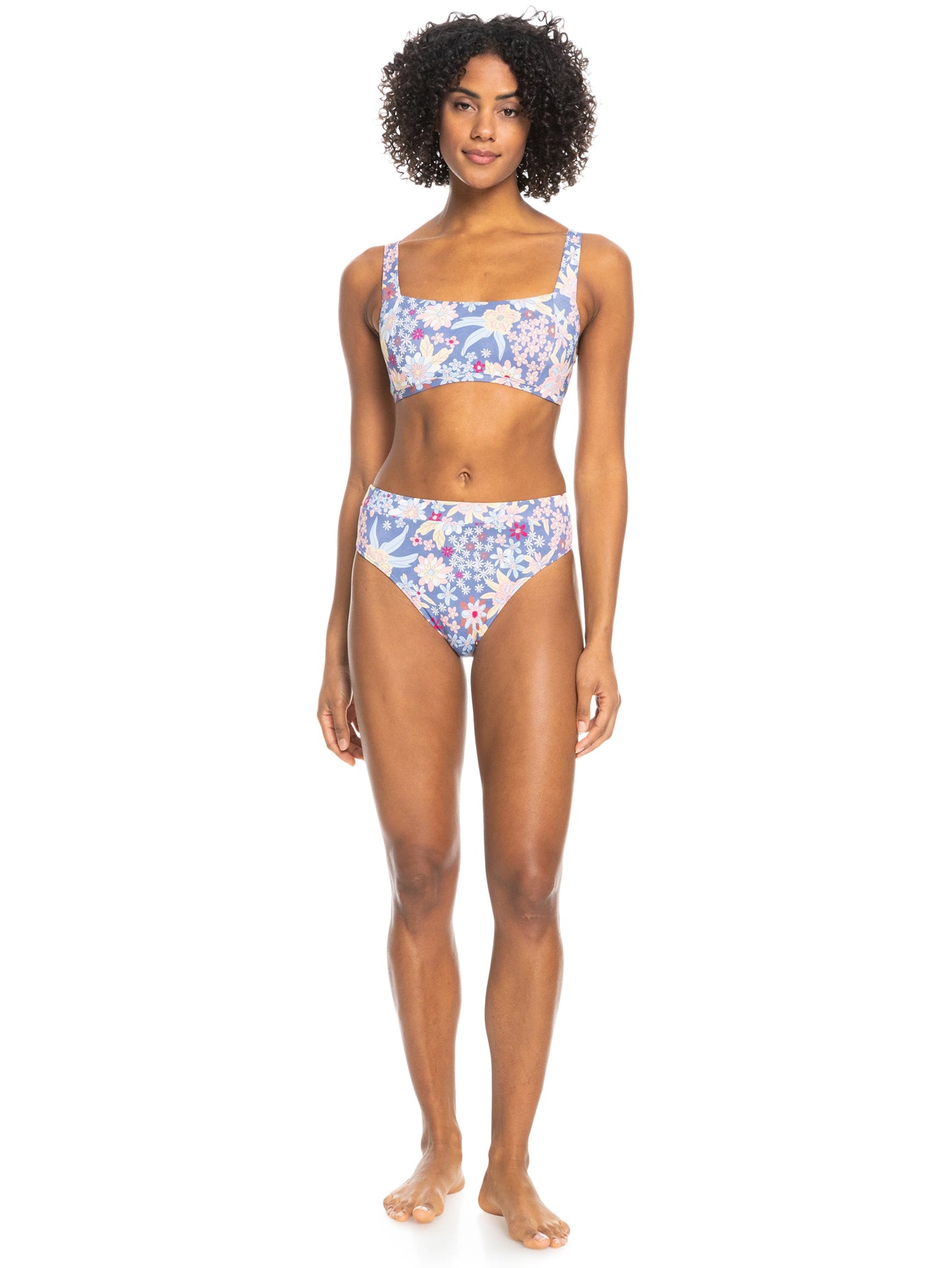 Womens Printed Beach Classics Mid Waist Bikini Bottoms - Roxy Malaysia