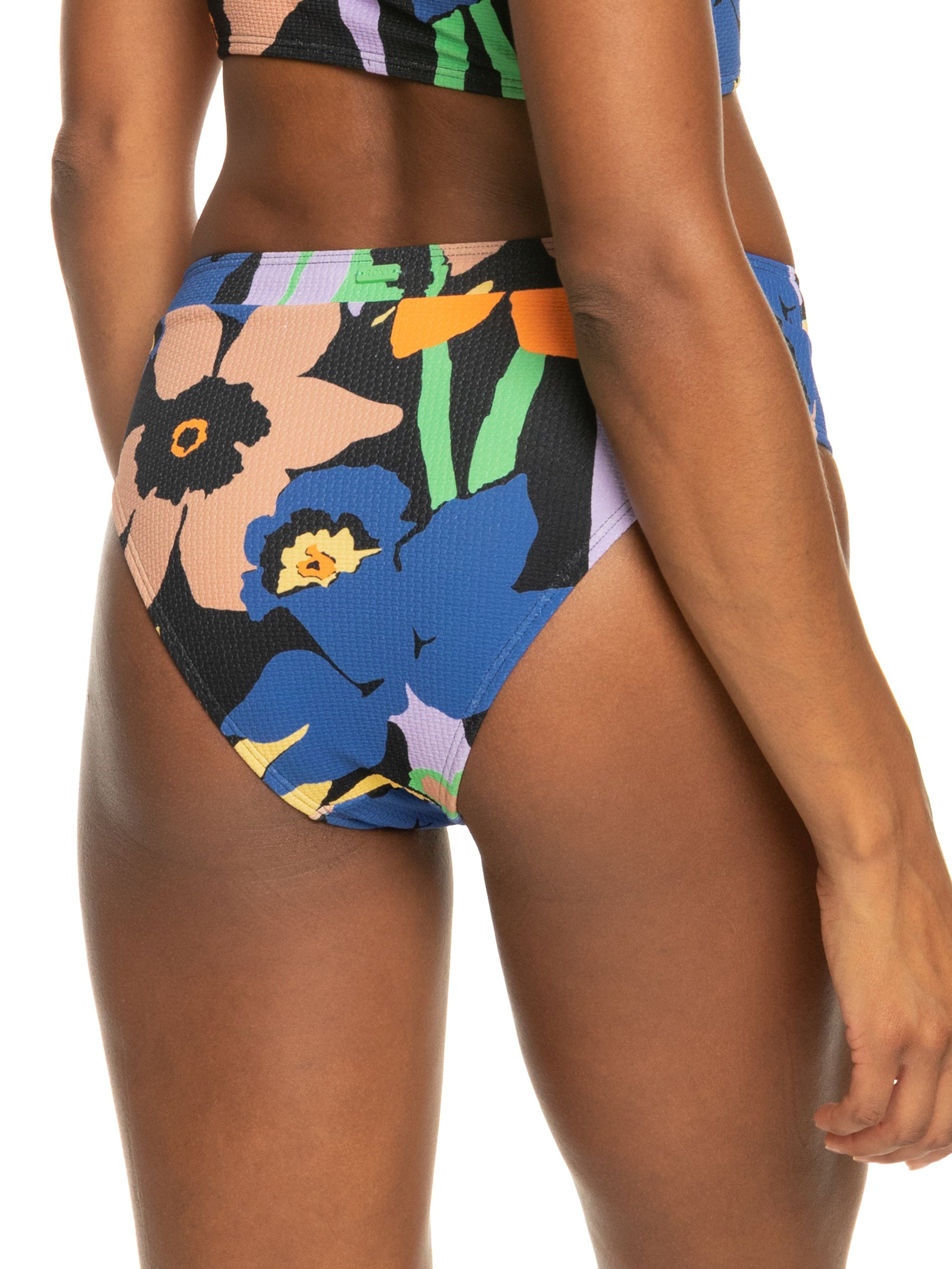 Womens Color Jam Moderate Bikini Bottoms - Roxy Malaysia