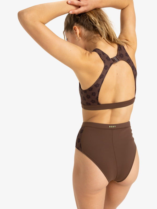 Roxy Womens Pro Wave Medium Coverage Bikini Bottoms