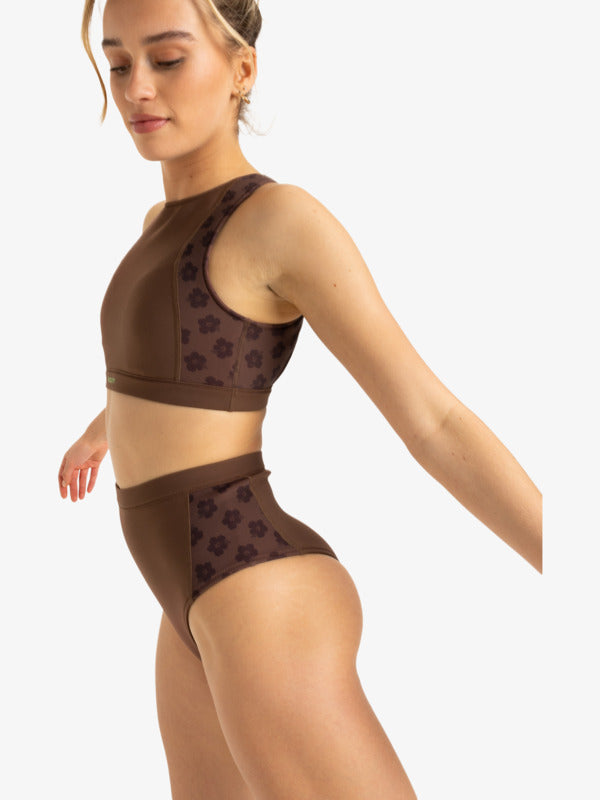 Roxy Womens Pro Wave Medium Coverage Bikini Bottoms