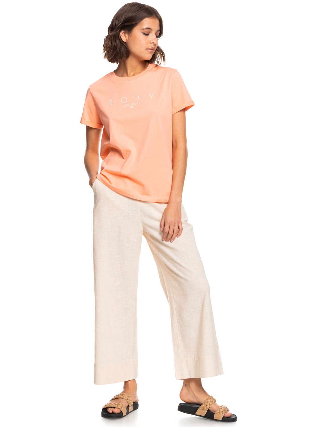 Womens Noon Ocean Word T-Shirt