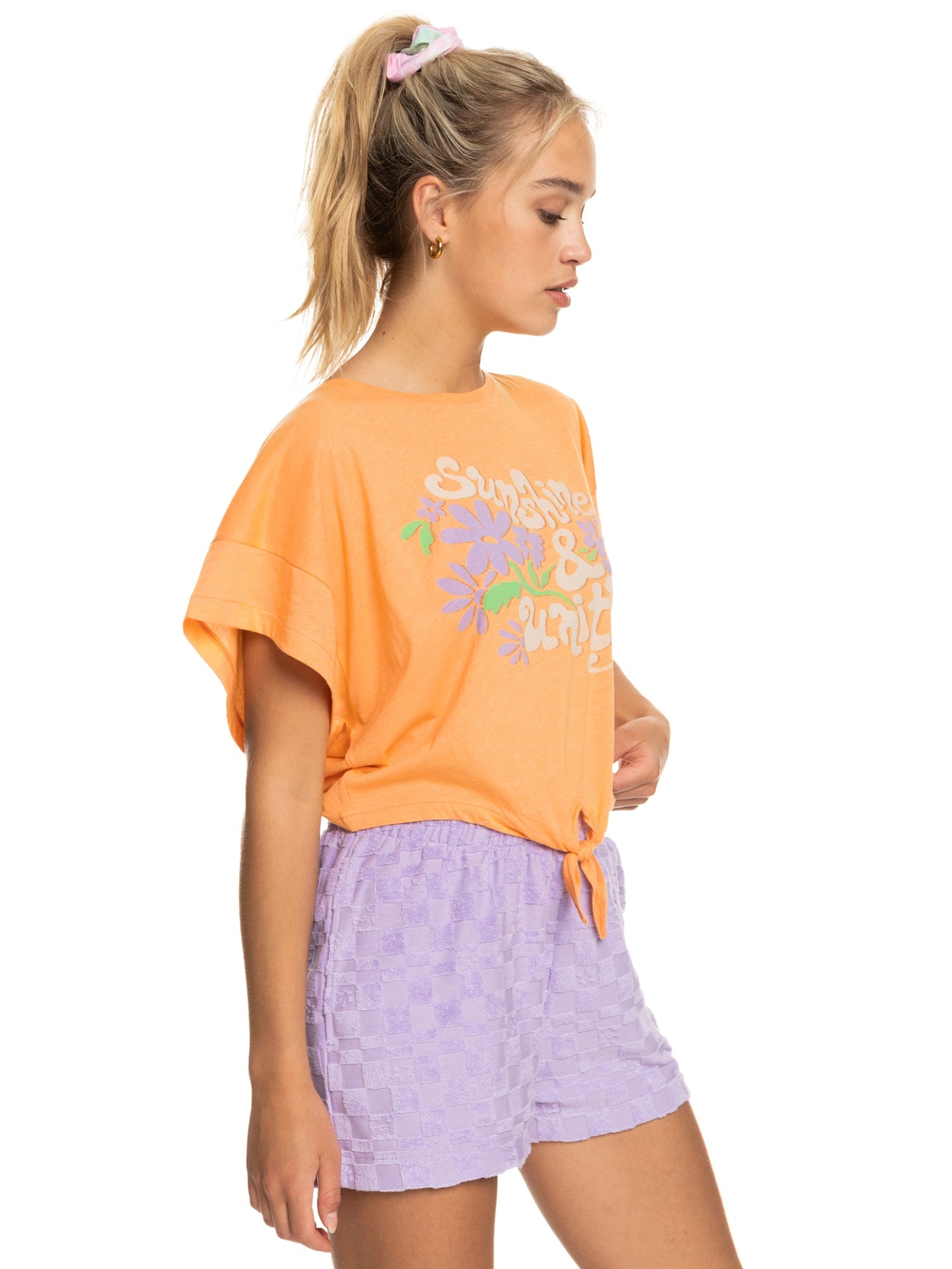Womens We Go To The Sea Crop Tee - Roxy Malaysia