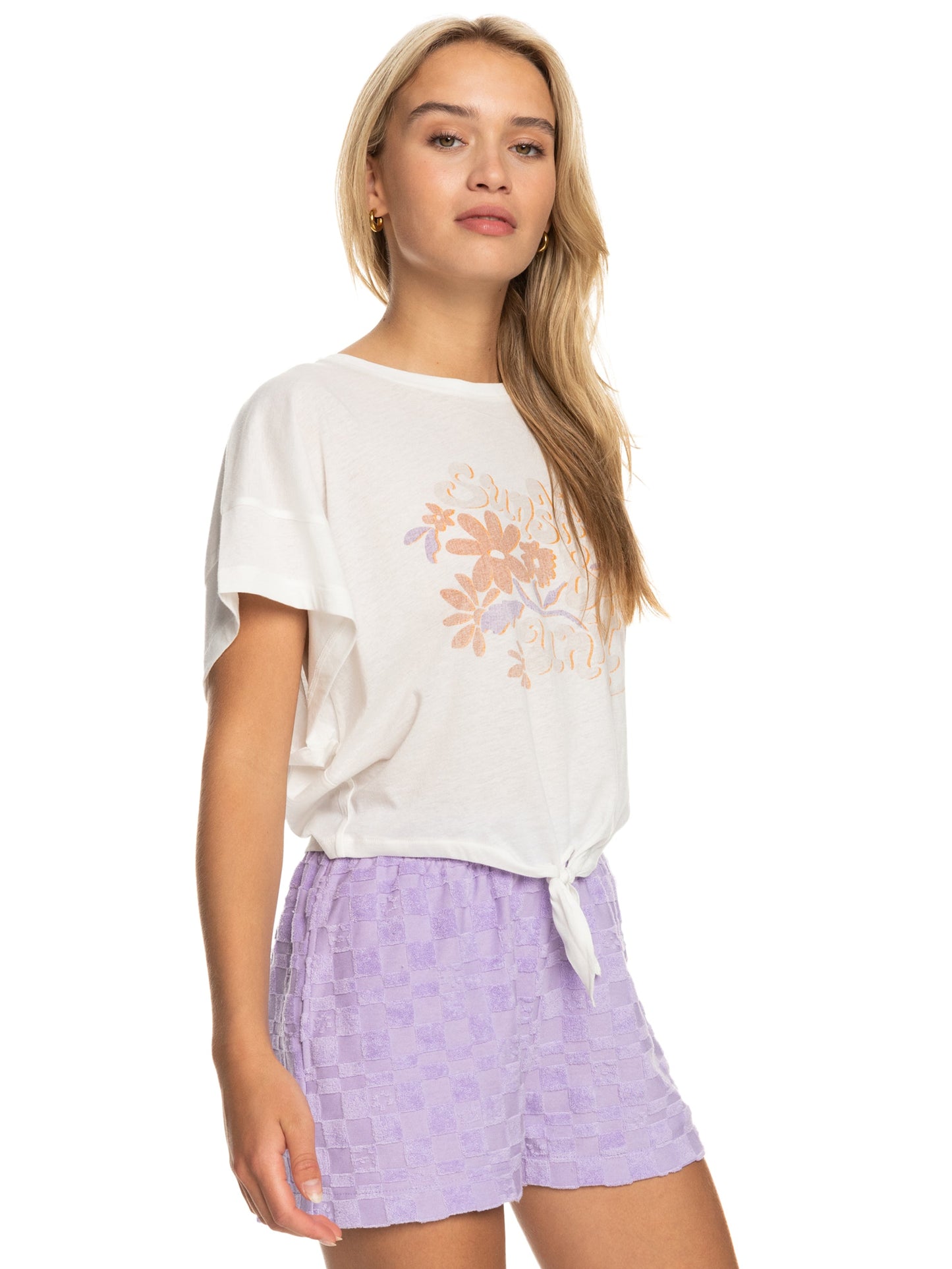 Womens We Go To The Sea Crop Tee - Roxy Malaysia