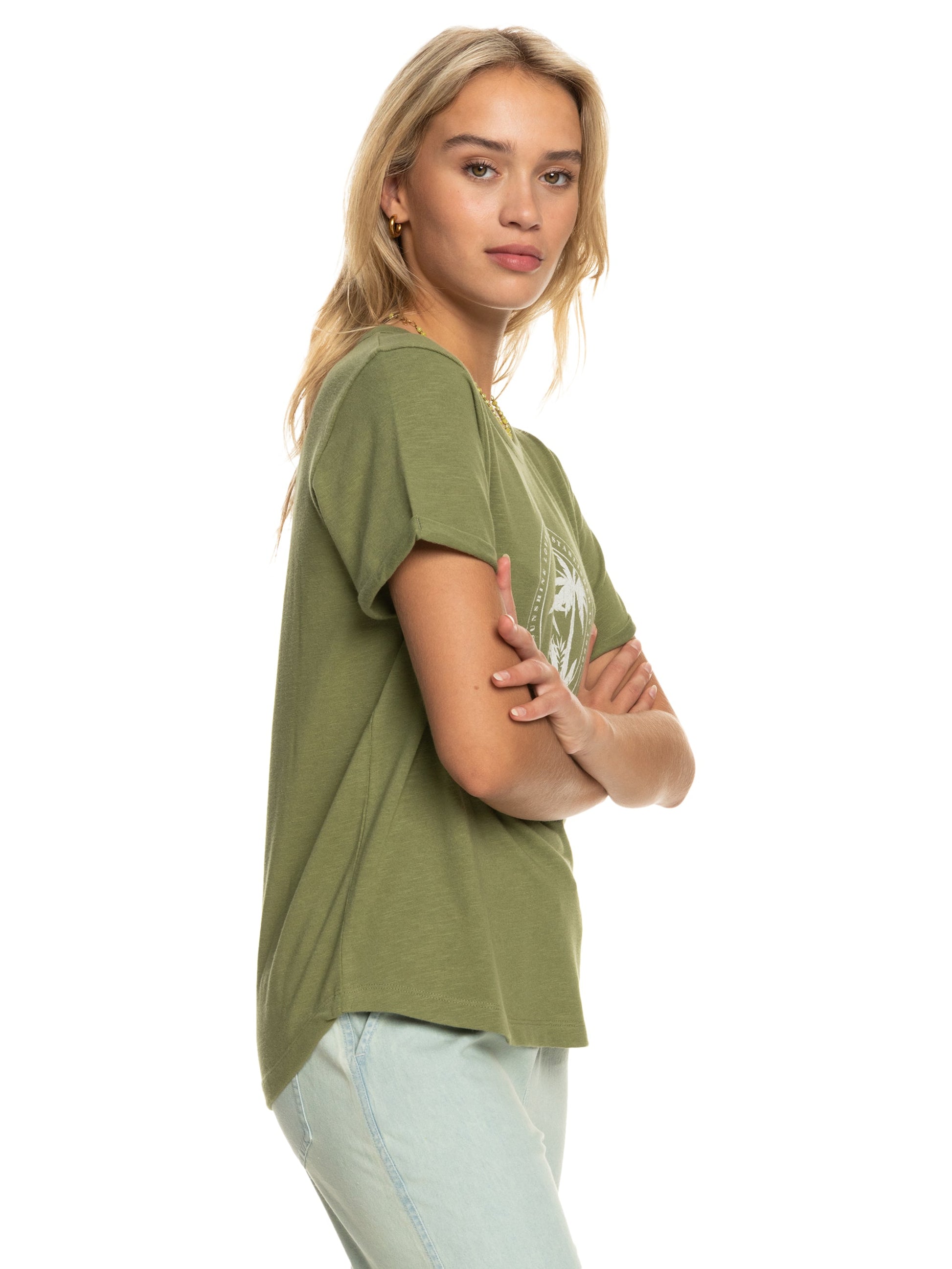 Womens Ocean After Short Sleeve Tee - Roxy Malaysia