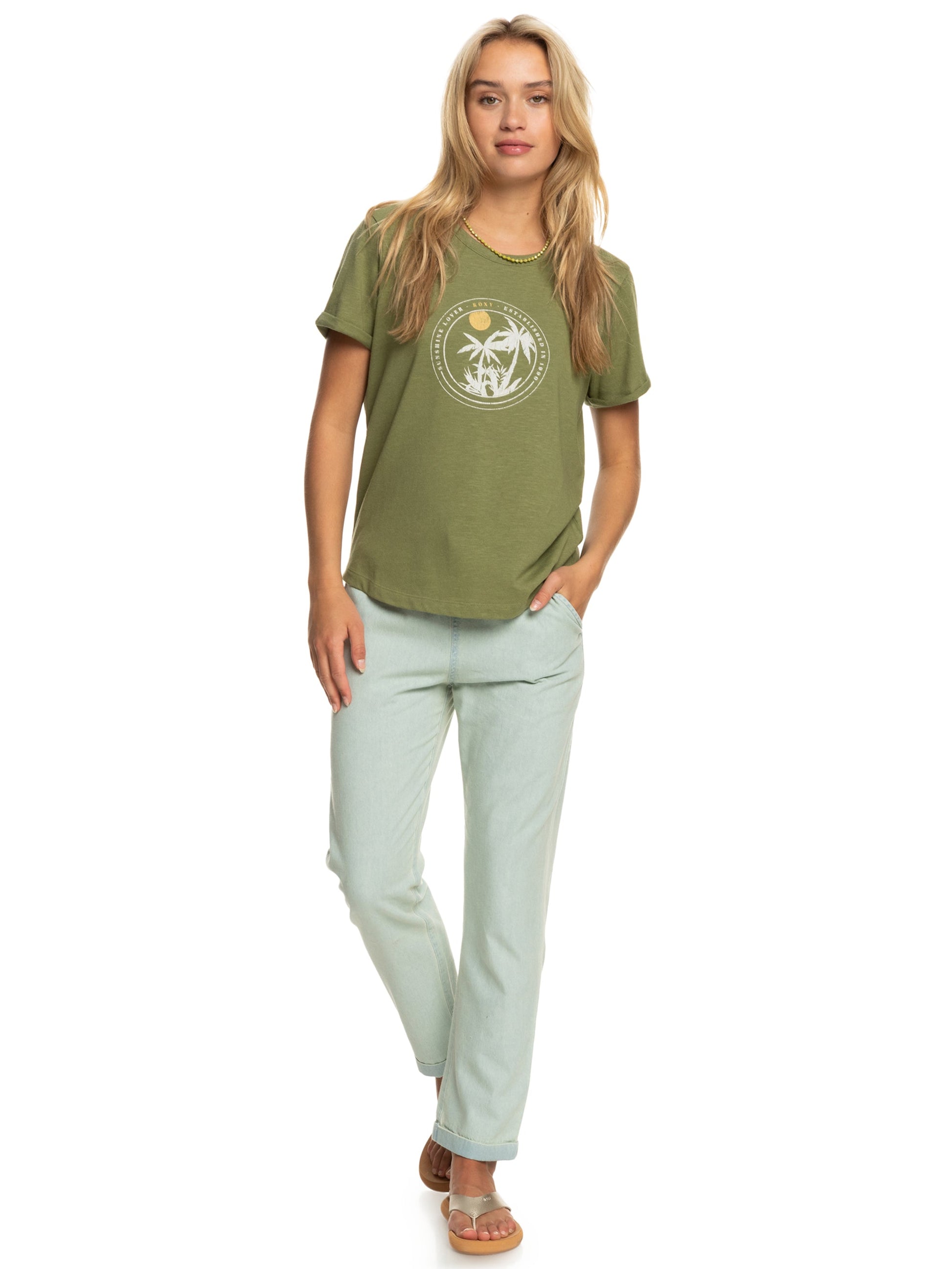 Womens Ocean After Short Sleeve Tee - Roxy Malaysia