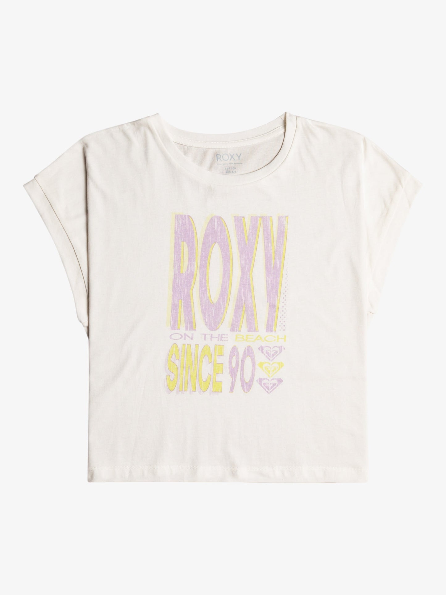 Womens Alone On The Beach Boxy Short Sleeve Tee - Roxy Malaysia