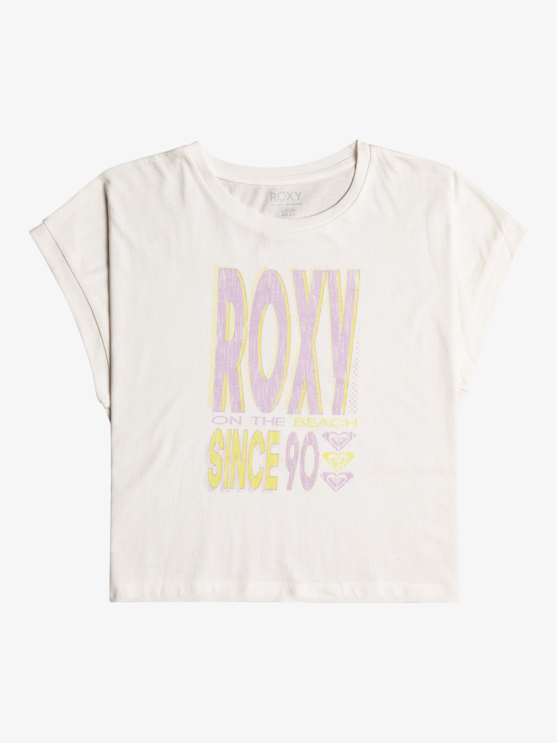 Womens Alone On The Beach Boxy Short Sleeve Tee - Roxy Malaysia