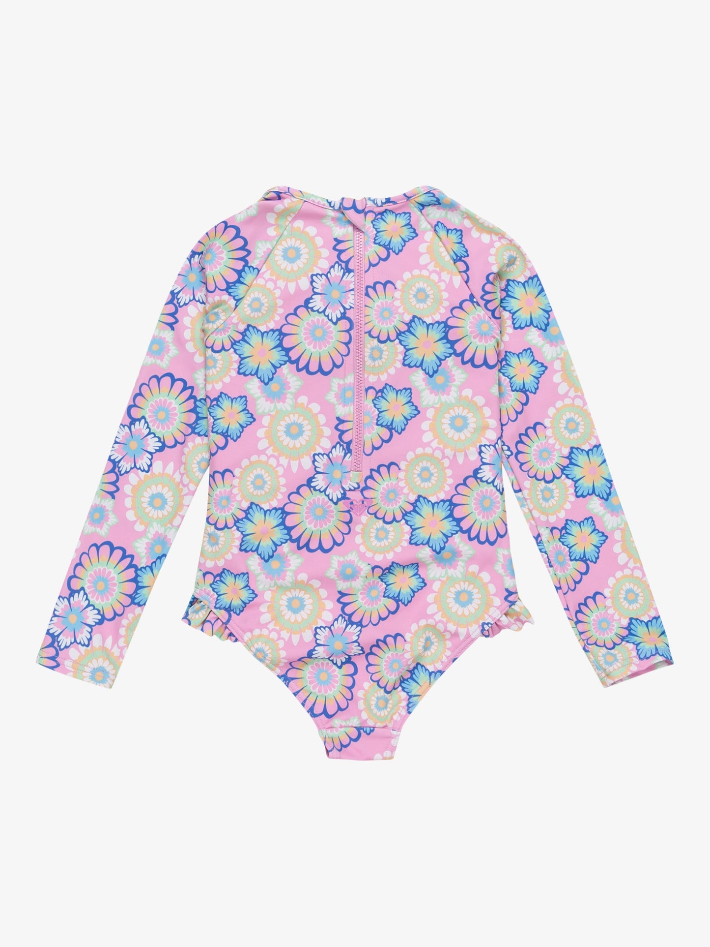 Girls 2-7 Flower Party Long Sleeve One-Piece Rashguard - Roxy Malaysia