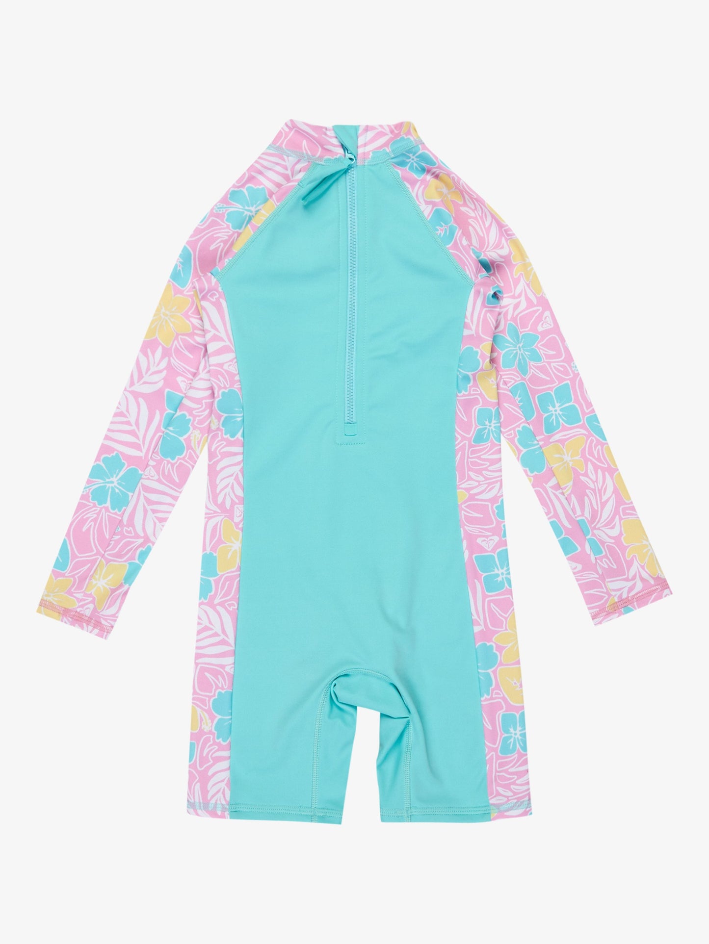 Girls 2-7 Tropical Square One Piece Rash Vest