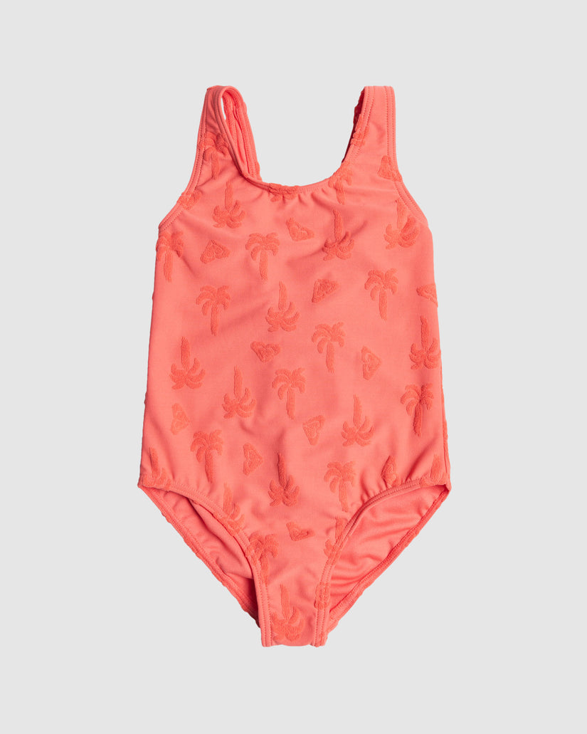 Girls 2-7 Palm Tree One Piece