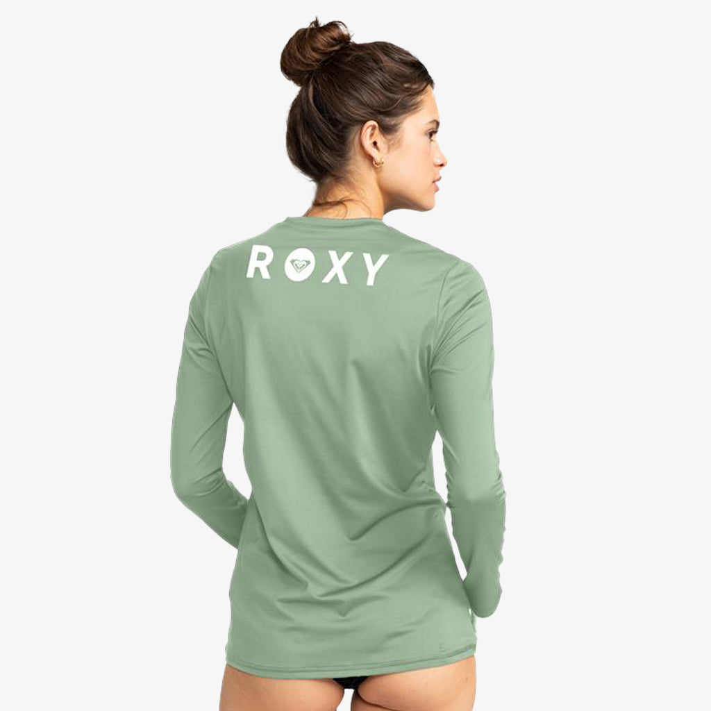 Womens Happy Waves Long Sleeve Surf Tee