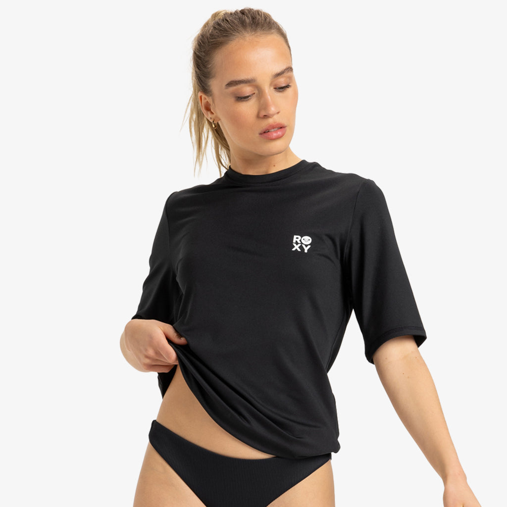 Womens Happy Waves Short Sleeve Surf Tee