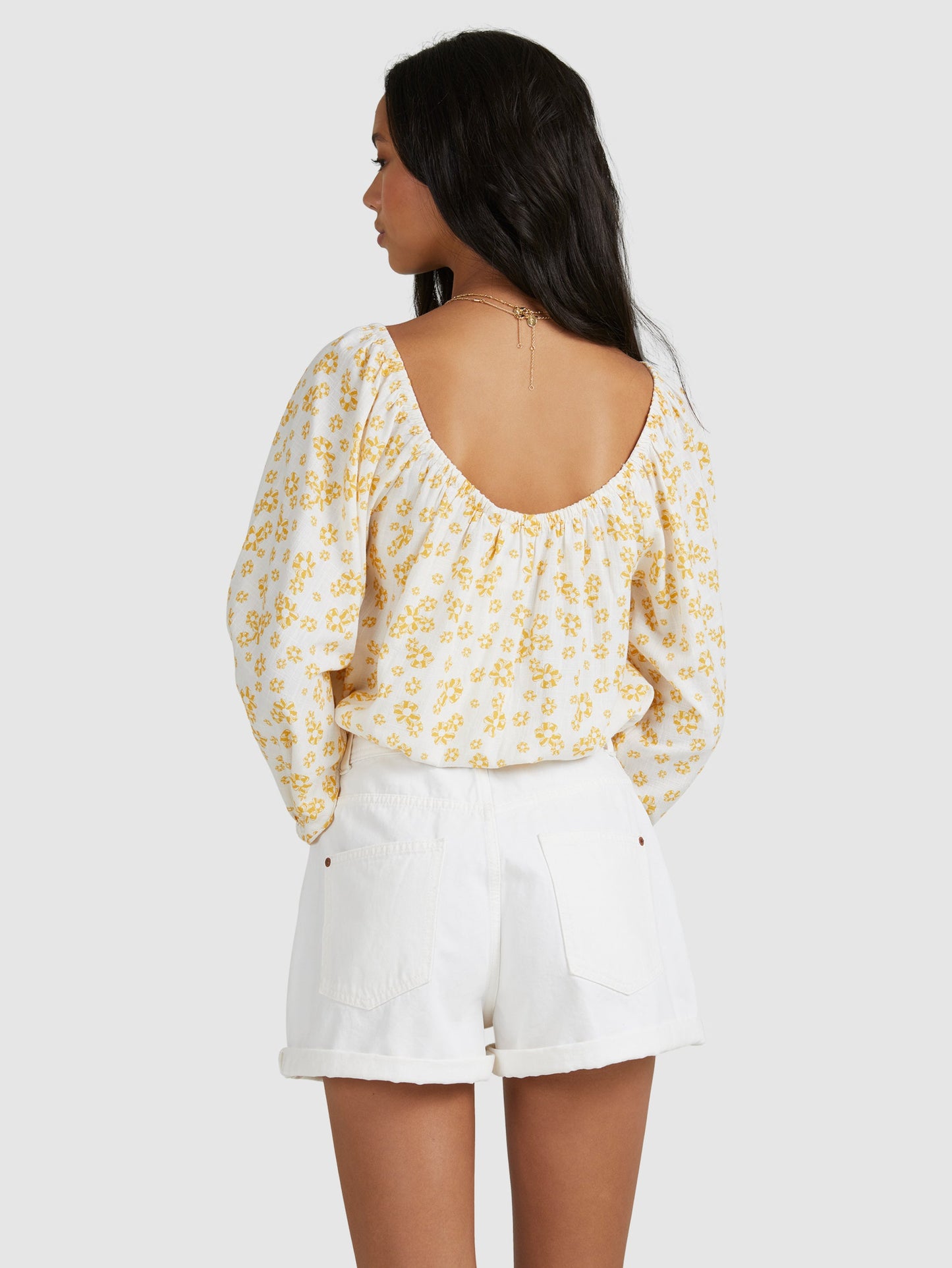 Womens Soho Sessions Long Sleeve Off The Shoulder Top - Roxy Malaysia