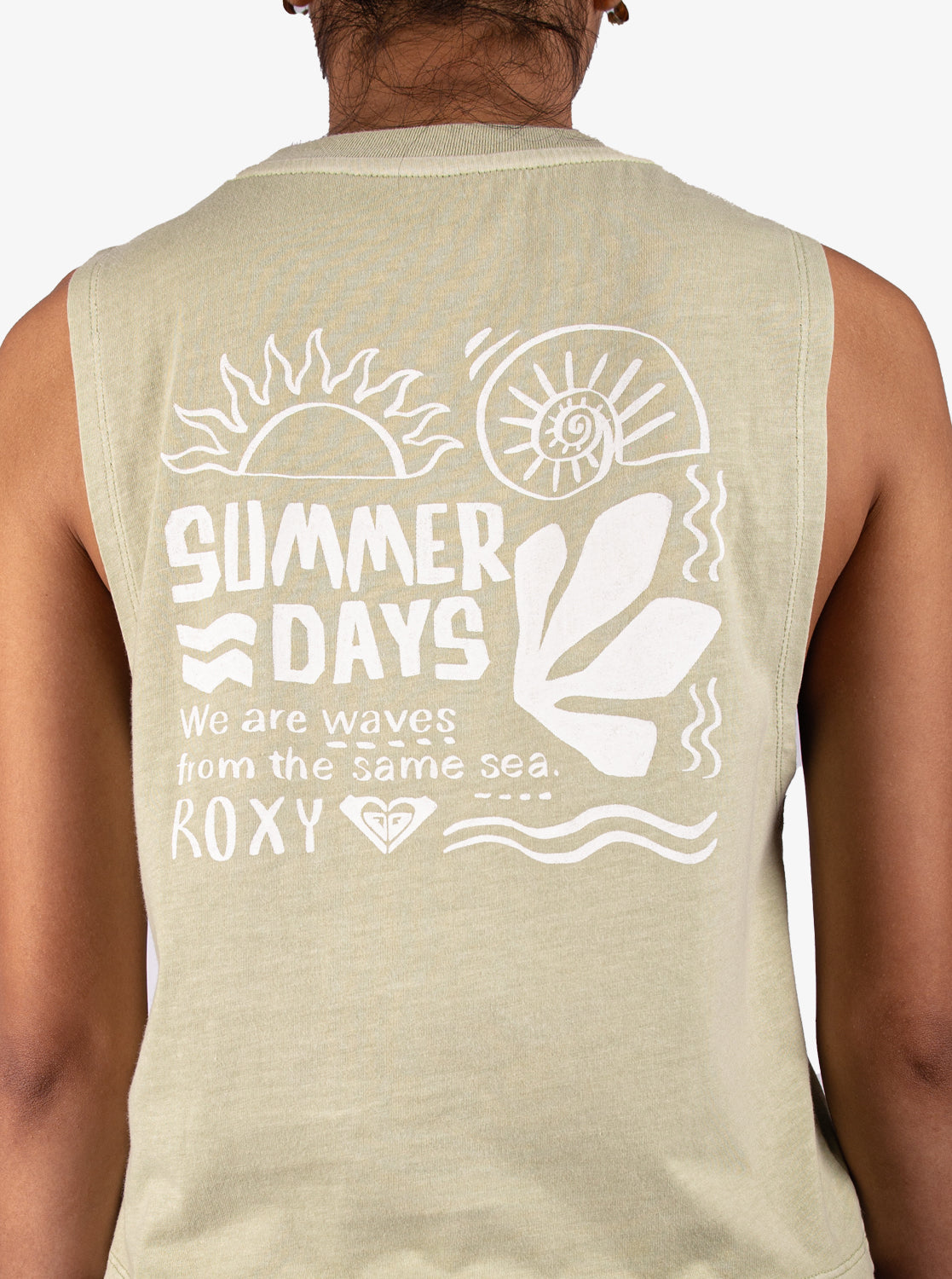 Womens Summer Days Muscle Tee