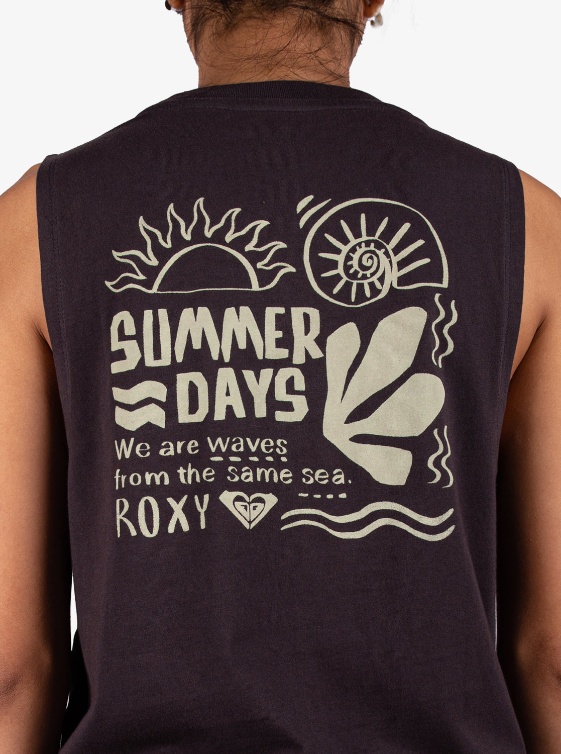 Womens Summer Days Muscle Tee