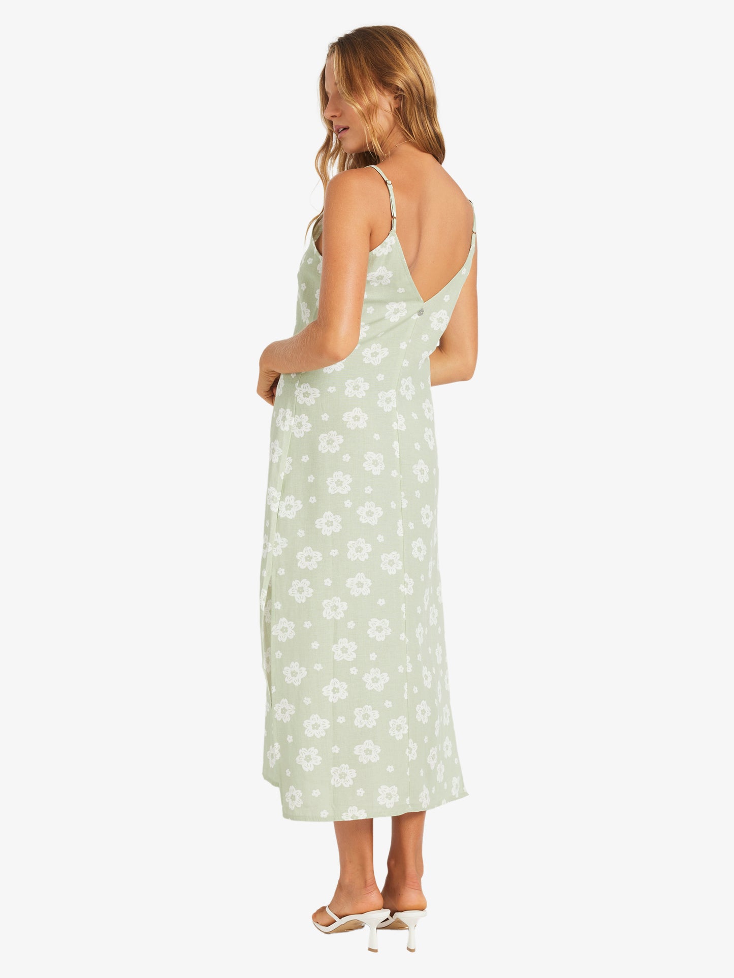 Womens Blossom Slip Midi Dress