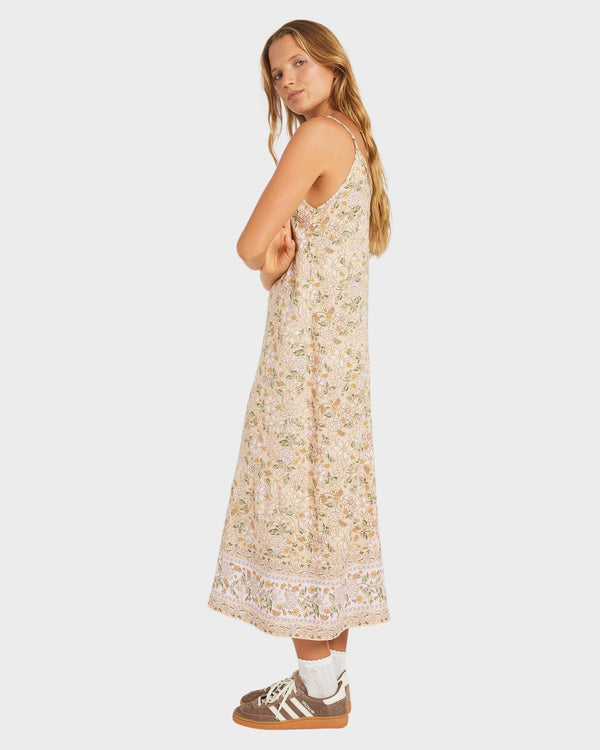 Womens Garland Midi Dress