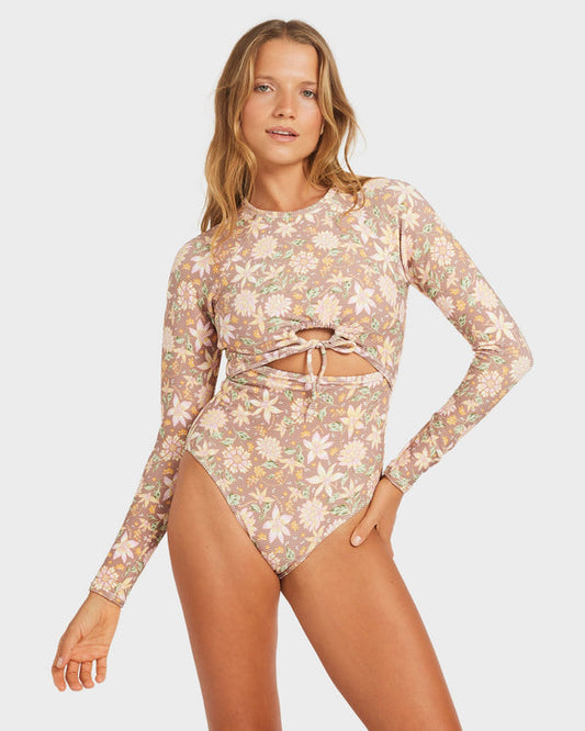 Womens Garlang Long Sleeve One Piece
