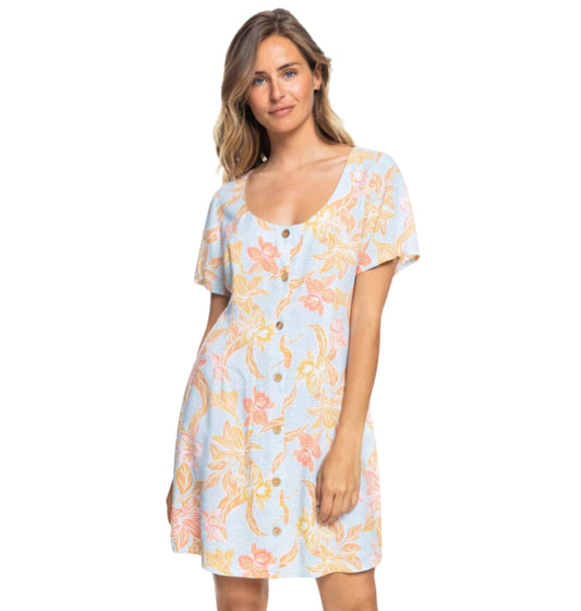 Women All Eyes On Love Short Sleeve Dress