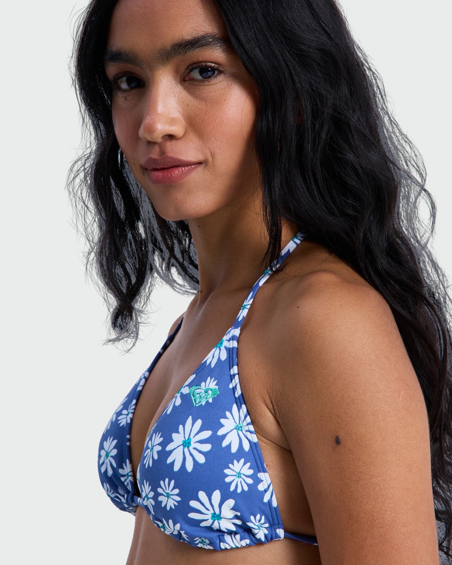 Womens Printed Essentials Tiki Tri Triangle Bikini Top