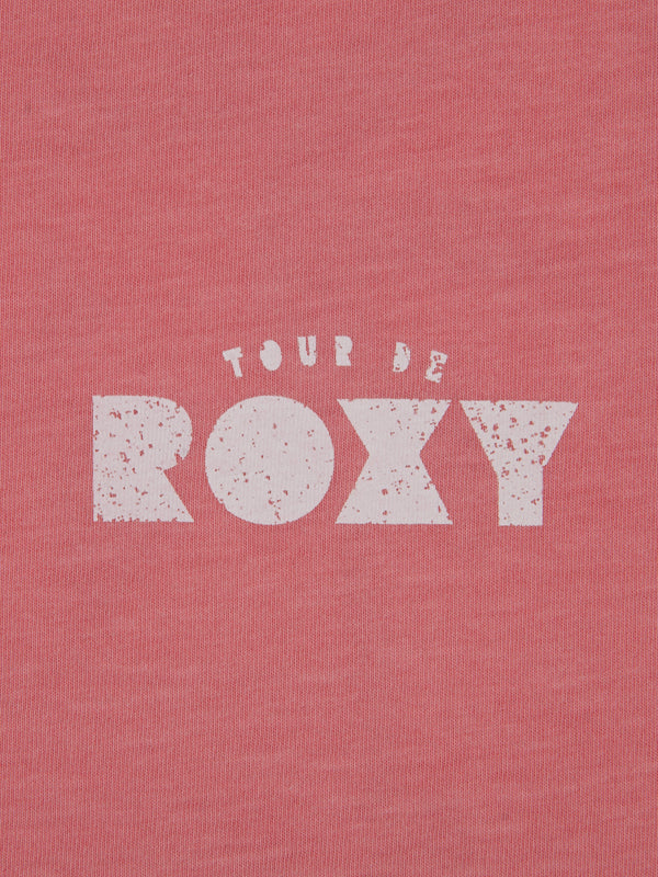 Womens Roxy Tour Muscle T-shirt-Mauve Glow