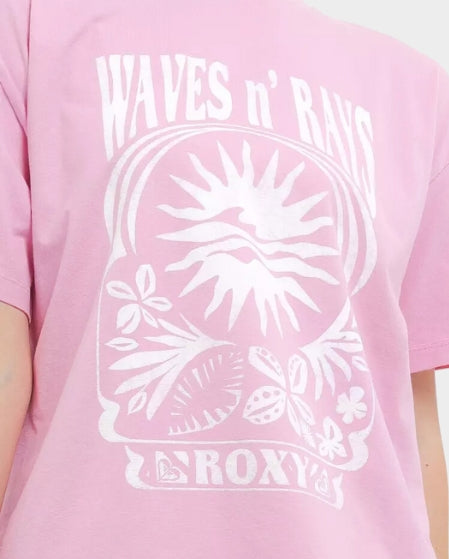 Womens Waves N Rays Short Sleeve Tee