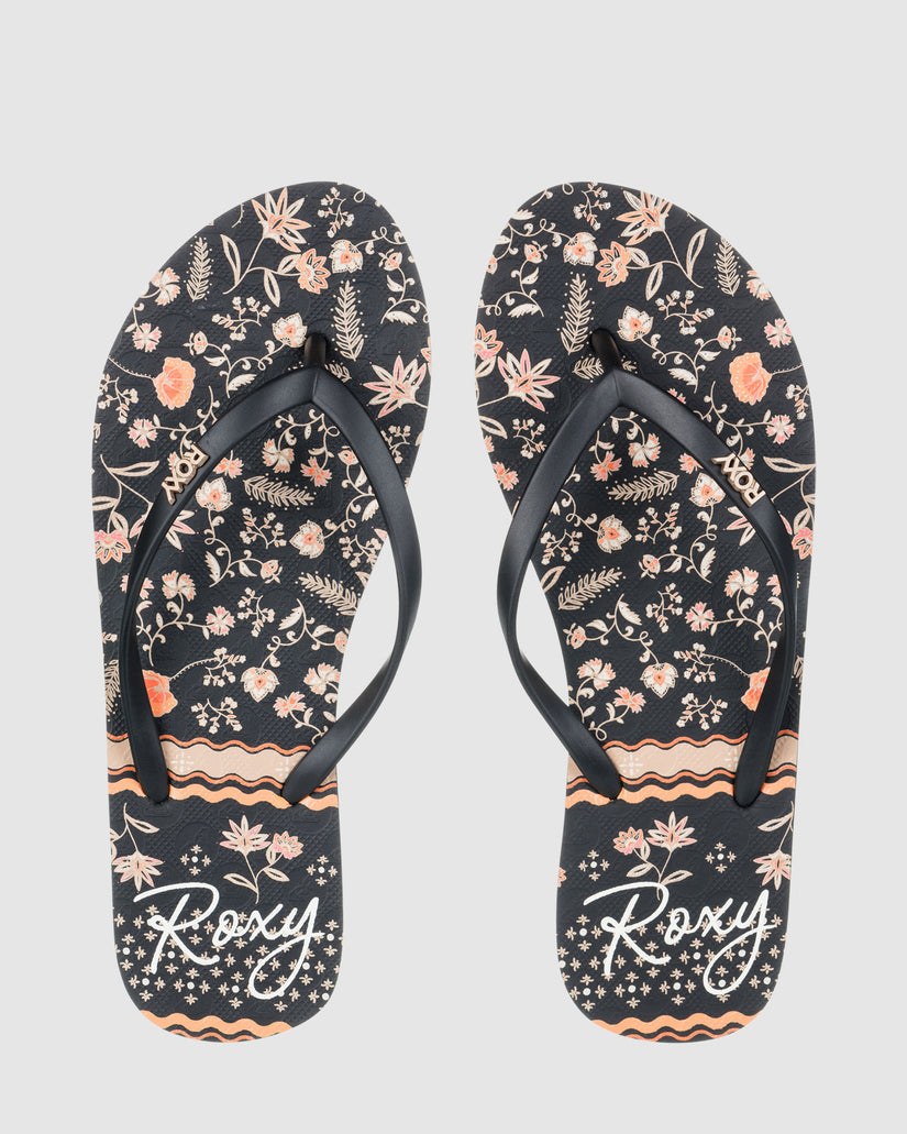 Womens Viva Stamp Flip-Flops