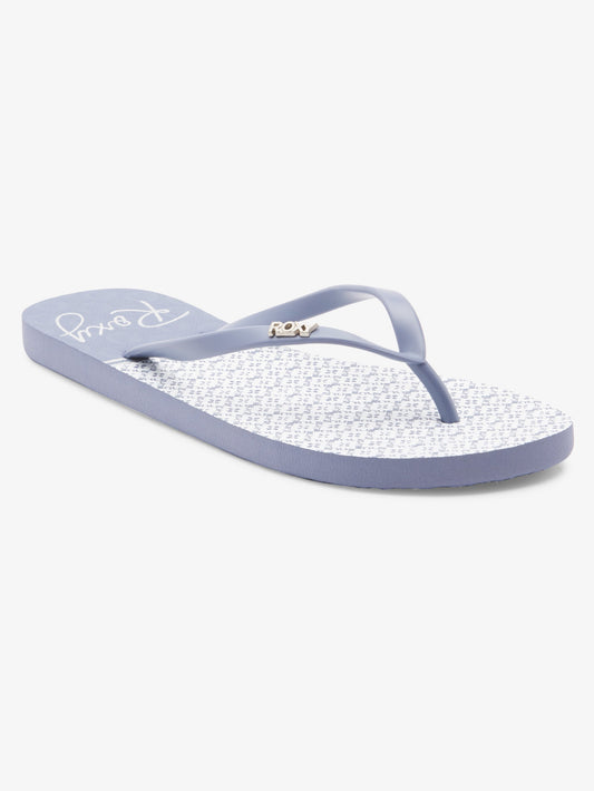 Womens Viva Stamp Flip-Flops - Roxy Malaysia