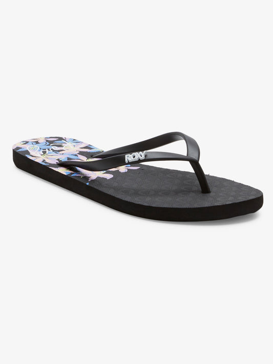 Womens Viva Stamp Flip-Flops - Roxy Malaysia