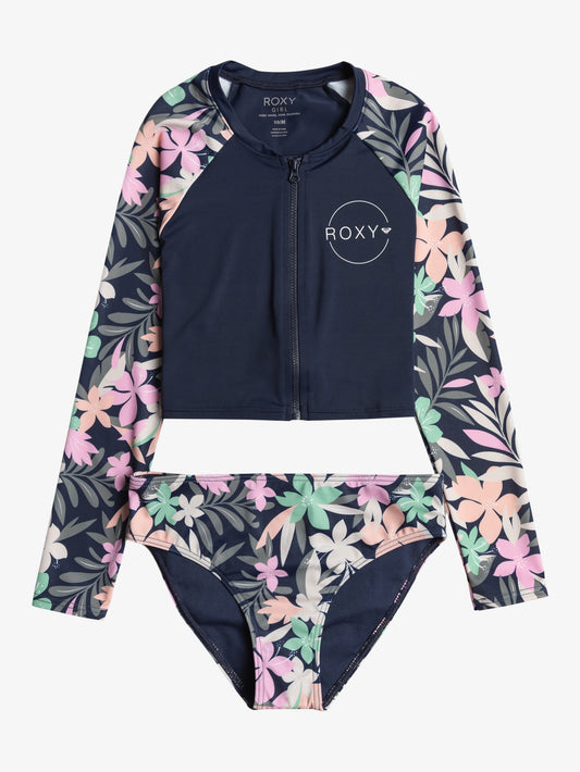 Girls 7-16 Ilacabo Active Long Sleeve Zipped Set - Roxy Malaysia