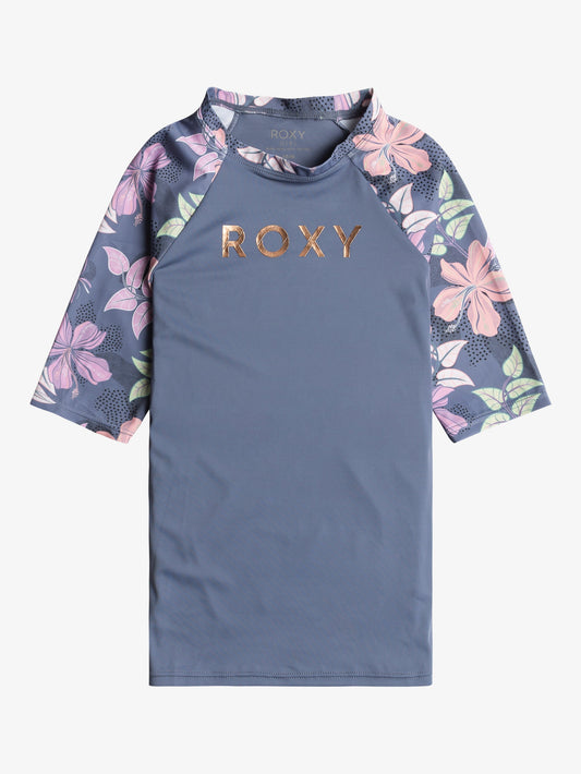 Girls 6-16 Hidden Garden Short Sleeves UPF 50 Surf T-Shirt - Roxy Malaysia