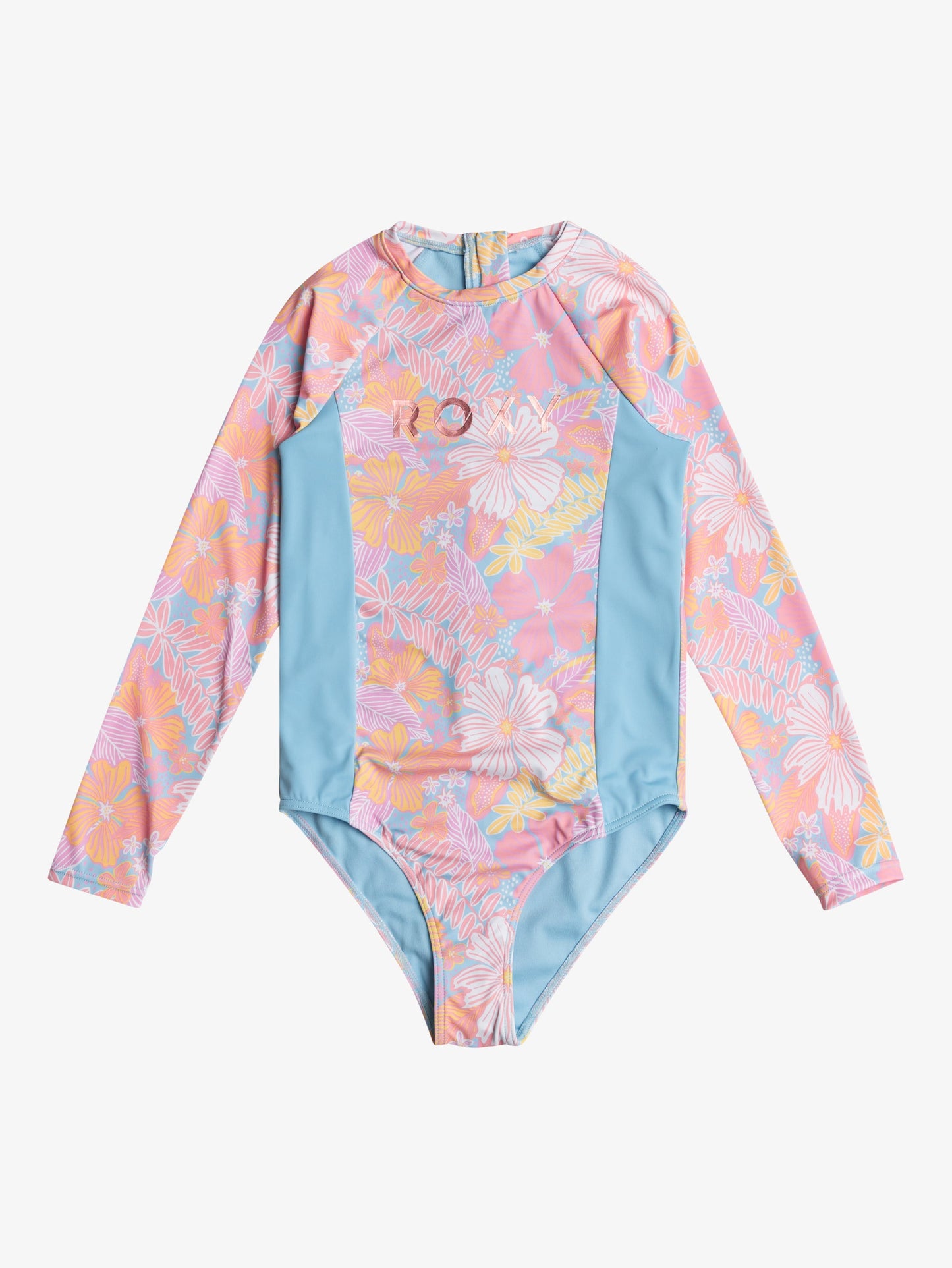 Girls 6-16 Hidden Garden Long Sleeve One-Piece Rashguard - Roxy Malaysia