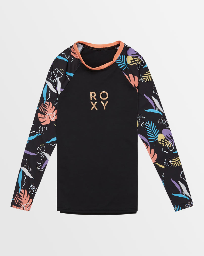 Girls 8-16 Active Lycra Longsleeve Rashguard